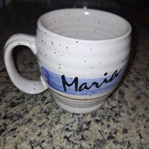 Vintage Stoneware Coffee Mug~Clay In Mind~Maria Cup